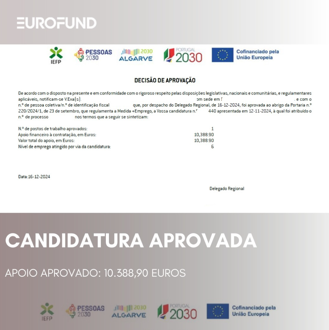Aprovação +Emprego — 10.388,90 €